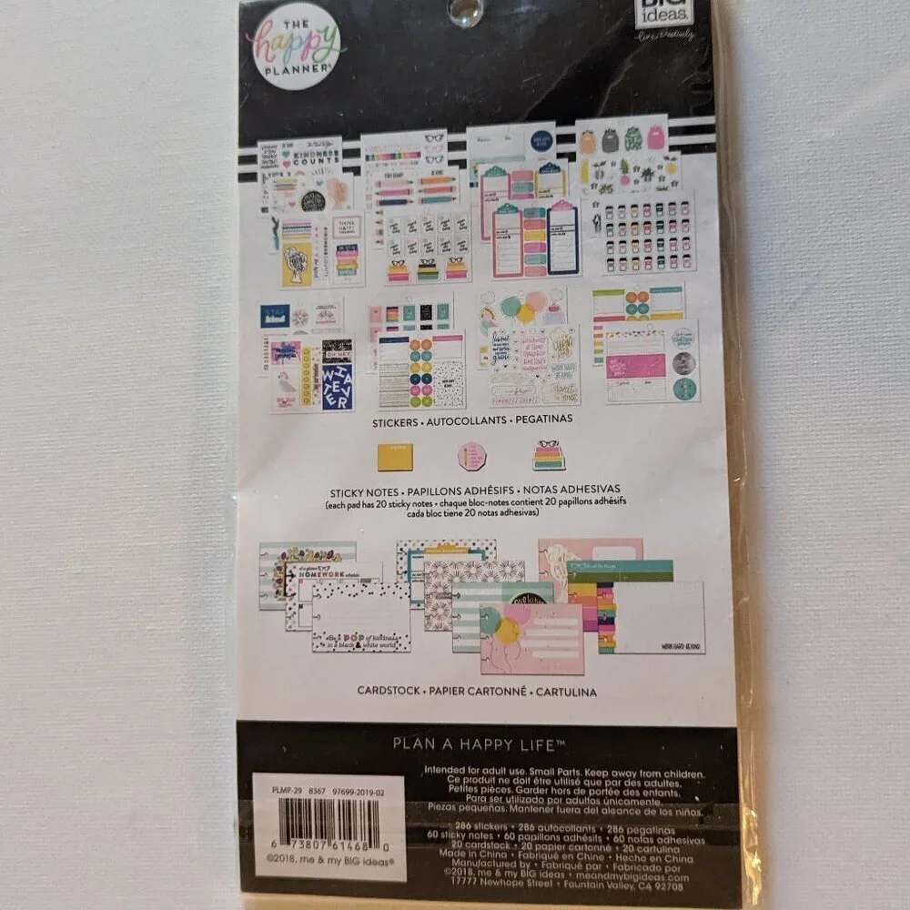 NWT Back to School Student 366 pcs Happy Planner Sticker Multi Pack Stickers NEW